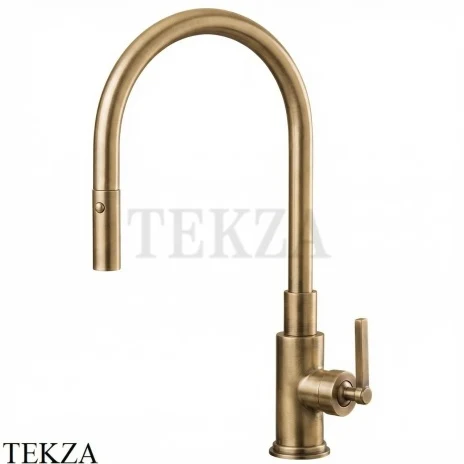 Nicolazzi Смеситель для кухни с выдвижным душем 3430BZ, бронза classic
