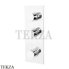 FIMA Carlo Frattini Spillo UP Термостат для душа 2 потока, внешняя часть F3869X2BS, белый матовый