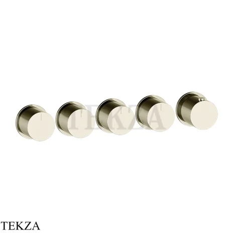 Gessi Habito Bath-shower Термостат на 4 потока, внешняя часть 63438-720, Nickel PVD