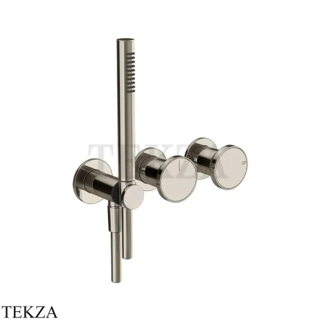 Gessi Origini NEUTRAL Смеситель для душа 2 потока, внешняя часть 66036-720, Nickel PVD