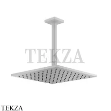 Gessi RILIEVO Потолочная душевая лейка с кронштейном 59155-279, белый матовый