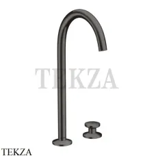 Axor ONE Смеситель для раковины Select 260, гарнитур Push‑Open 48060340, Brushed Black Chrome