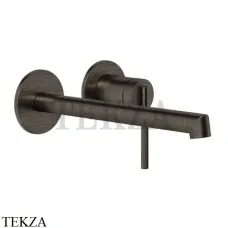 Gessi INGRANAGGIO Смеситель для раковины длинный излив, внешняя часть 63583-187, Aged Bronze