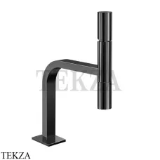 Gessi Incastri Смеситель для раковины, с донным клапаном 75251-706, Black Metal PVD