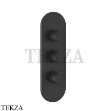 Gessi Ingranaggio-Anello Термостат для душа, 2 потока, внешняя часть 43064-187, Aged Bronze