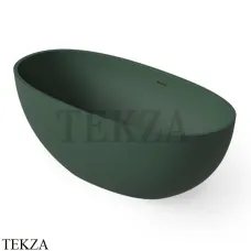 Dea Design Nature Ванна отдельностоящая овальная 165x80 Solid Surface DD8628 1650 11, Dark Green №11
