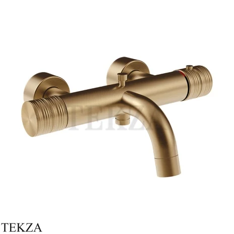 Gessi Habito TRAME Термостатический смеситель для ванны с изливом 70313-726, Warm Bronze Br. PVD