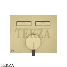 Gessi HI-FI Однорычажный смеситель, на 2 потока, внешняя часть 63079-727, Brushed Brass PVD Gessi HI-FI Однорычажный смеситель, на 2 потока, внешняя часть 63079-727, Brushed Brass PVD
