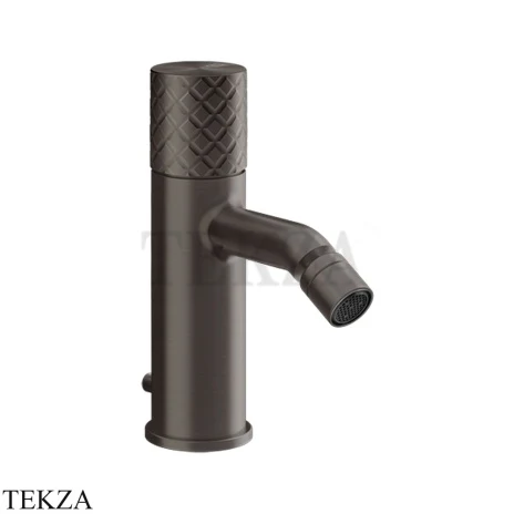 Gessi Habito INTRECCIO Смеситель для биде, с донным клапаном 70107-707, Black Metal Br. PVD