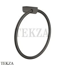 Gessi RILIEVO Держатель для полотенца кольцевой 59509-707, Black Metal Brushed