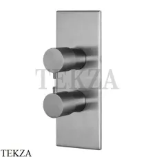 FIMA Carlo Frattini Spillo steel Термостат для душа 2-3 потока, внешняя часть F3079X7INOX, сталь FIMA Carlo Frattini Spillo steel Термостат для душа 2-3 потока, внешняя часть F3079X7INOX, сталь
