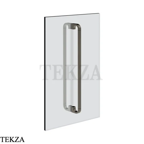 Gessi Perle Полотенцедержатель для крепления на стекло, 45 см 74633-707, black хром Brush