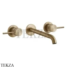 Gessi 316 CESELLO Смеситель для раковины излив длинный, внешняя часть 54494-726, Warm Bronze Br.
