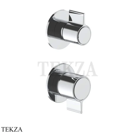 Fantini Flora Смеситель для душа, 2 потока, внешняя часть 7602J785B, хром глянец