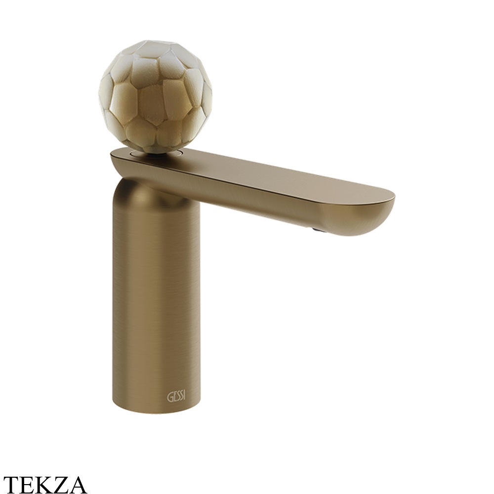 Gessi Perle Смеситель для раковины, без донного клапана 74402-791, бронза Deep
