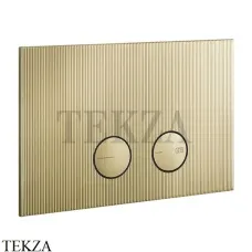 Gessi RIGATO Клавиша смыва для инсталляции Geberit Sigma 8 и Sigma 12, 54671-727, Brushed Brass
