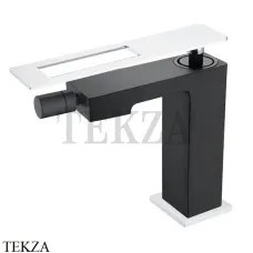 Boheme Q Смеситель для биде однорычажный, без гарнитура 146-BCR, черный-хром