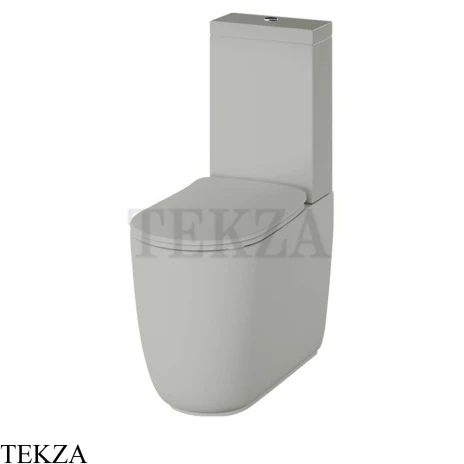Kerasan Nolita Унитаз моноблок, с креплением WB5N, с сиденьем, 531759 Geberit, grey matt