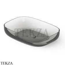 Dea Design Washbasins Раковина настольная 55х38 Glasstech DD9094 550 R4, Smoky Black R4 Dea Design Washbasins Раковина настольная 55х38 Glasstech DD9094 550 R4, Smoky Black R4