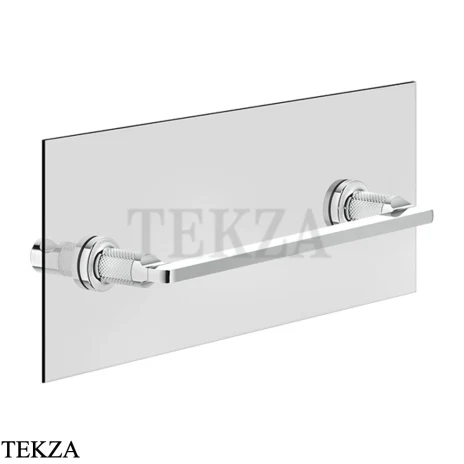 Gessi INCISO accessories Полотенцедержатель для крепления на стекло, 30 см 58613-031, хром глянец