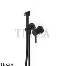 Zucchetti Гигиенический душ с отдельным смесителем ZP6417.N1, черный goffrato