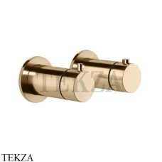 Gessi Ingranaggio-Anello Термостат для душа на 3 потока, внешняя часть 63335-735, Warm Bronze