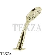 Gessi RILIEVO Душевой комплект на борт ванны, лейка, шланг 59127-710, Brass PVD