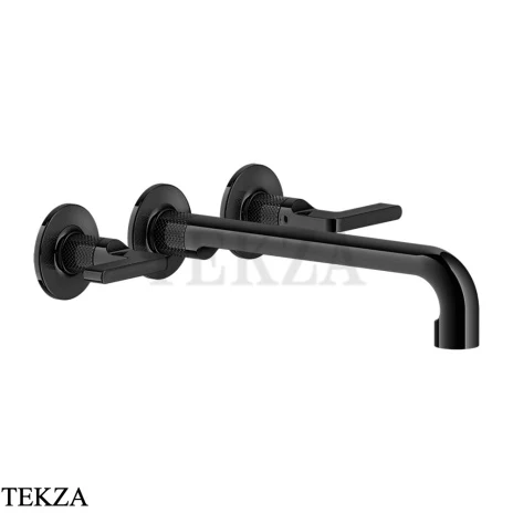 Gessi INCISO Смеситель для раковины излив длинный, внешняя часть 58092-706, Black Metal