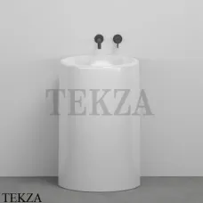 Cielo Itaca Раковина напольная круглая, слив в стену ITFREEP Bia, белый глянец