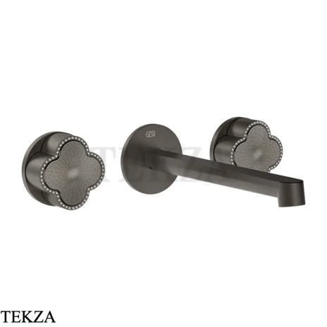 Gessi Ludovica Смеситель для раковины, внешняя часть 76390-707, black хром Brush