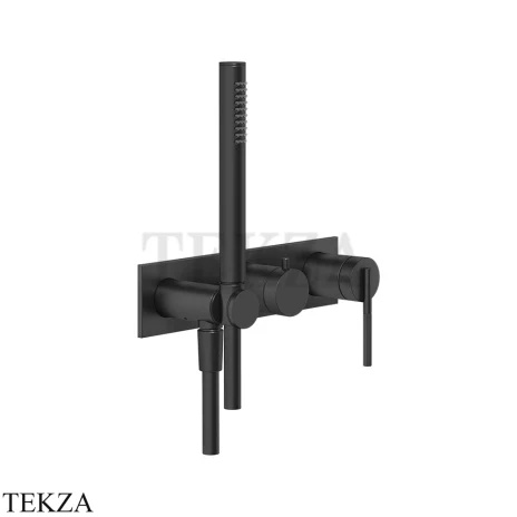 Gessi INGRANAGGIO Смеситель для душа на 2 потока, на планке, внешняя часть 63543-299, Black XL