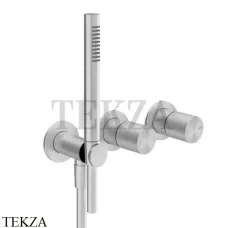Gessi Habito UNITO Смеситель для душа с гарнитуром, внешняя часть 70038-031, хром глянец