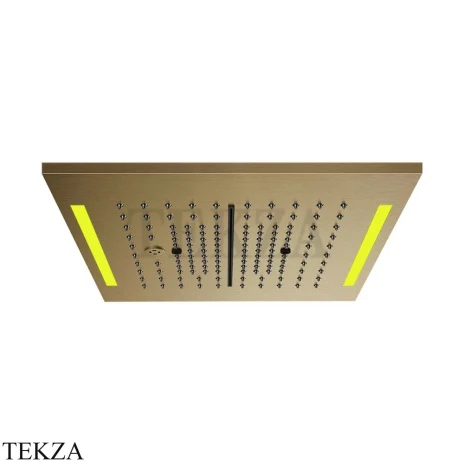 Gessi COLOUR Накладная душевая панель 350, 4 функции 57876-791, Deep Bronze Br. PVD