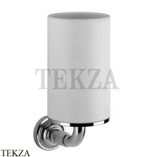 Gessi VENTI20 Стакан настенный белый 65407-031, хром глянец Gessi VENTI20 Стакан настенный белый 65407-031, хром глянец