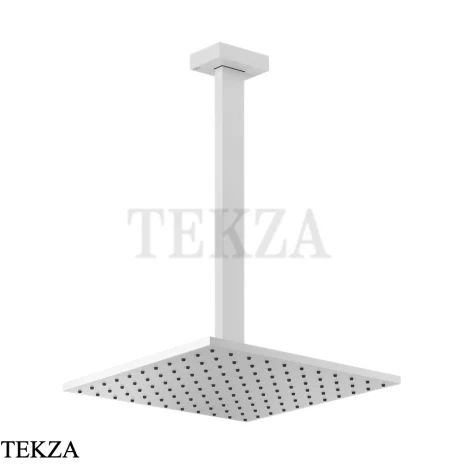 Gessi Rettangolo shower Верхний душ с потолочным кронштейном под размер 15199-279, White CN