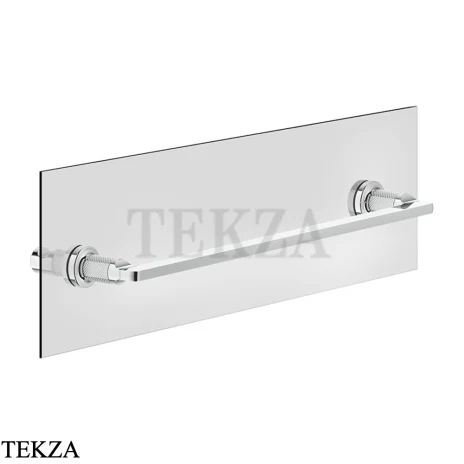 Gessi INCISO accessories Полотенцедержатель для крепления на стекло, 45 см 58615-031, хром глянец