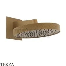 Gessi Inverso Diamantato Верхняя лейка с кронштейном D30 см 63449-713, Antique Brass