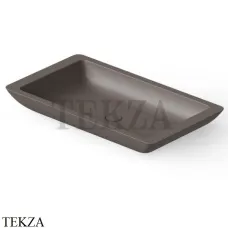 Dea Design Washbasins Раковина настольная 80х45 Solid Surface DD9013 800 6, Grey Brown №6