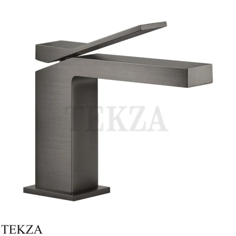 Gessi RETTANGOLO K Смеситель для раковины, без донного клапана 53002-707, Black Metal Brushed