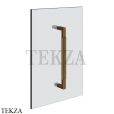 Gessi Shower G Rigato Ручка-держатель на стекло 30 см 67523-713, Antique Brass