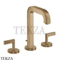 Axor Citterio Смеситель для раковины 170, с донным клапаном 39135140, Brushed Bronze