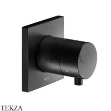 Keuco IXMO Comfort Вентиль переключатель на 3 потока, квадрат, внешняя часть 59548371002, черный матовый