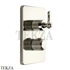 Gessi VENTI20 Термостат для душа, 1 поток, внешняя часть 65133-720, Nickel PVD