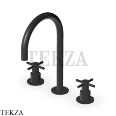 Zucchetti Helm Смеситель для раковины, без донного клапана ZHM516.XP81, brushed total black PVD