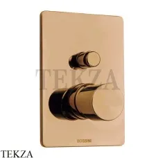 Bossini Teo Смеситель для душа, 2 потока, внешняя часть Z00006.022, бронза classic