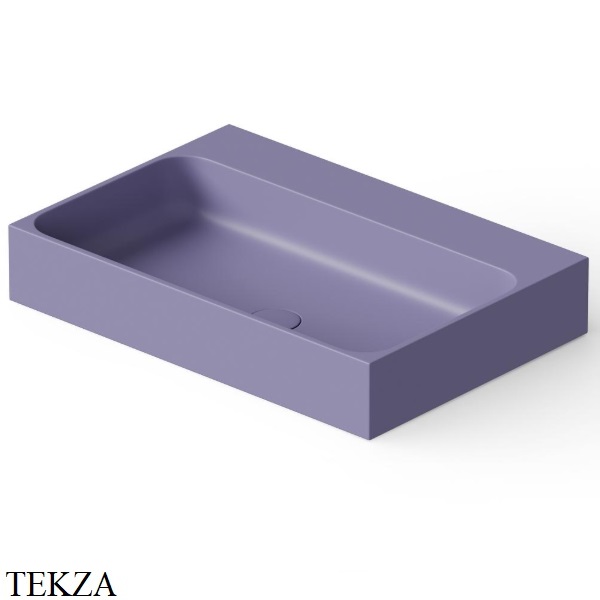 Dea Design Washbasins Раковина настольная квадратная 41х41 Solid Surface DD9083 410 14, Lilac №14