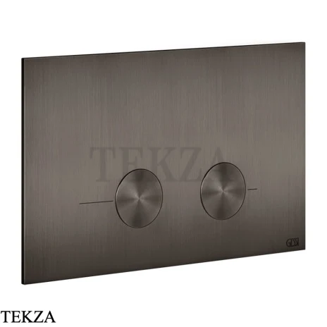 Gessi Total look Клавиша смыва для инсталляции SANIT, Villeroy&Boch, 54619-707, Black Metal Brushed PVD