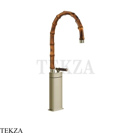 Gessi Jacqueline Смеситель для раковины высокий, без донного клапана 77237-720, никель глянец