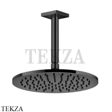 Gessi RILIEVO Потолочная душевая лейка D25 с кронштейном 59152-706, Black Metal