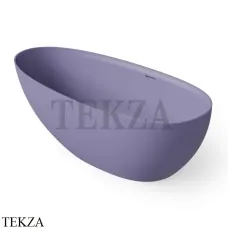 Dea Design Edge Ванна отдельностоящая овоидная 130x76 Solid Surface DD8908 1300 14, Lilac №14